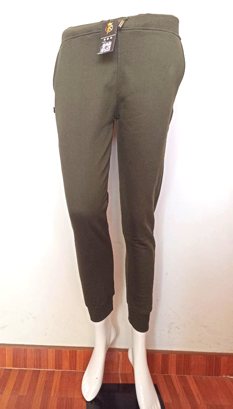 Pantalón de algodón verde petróleo